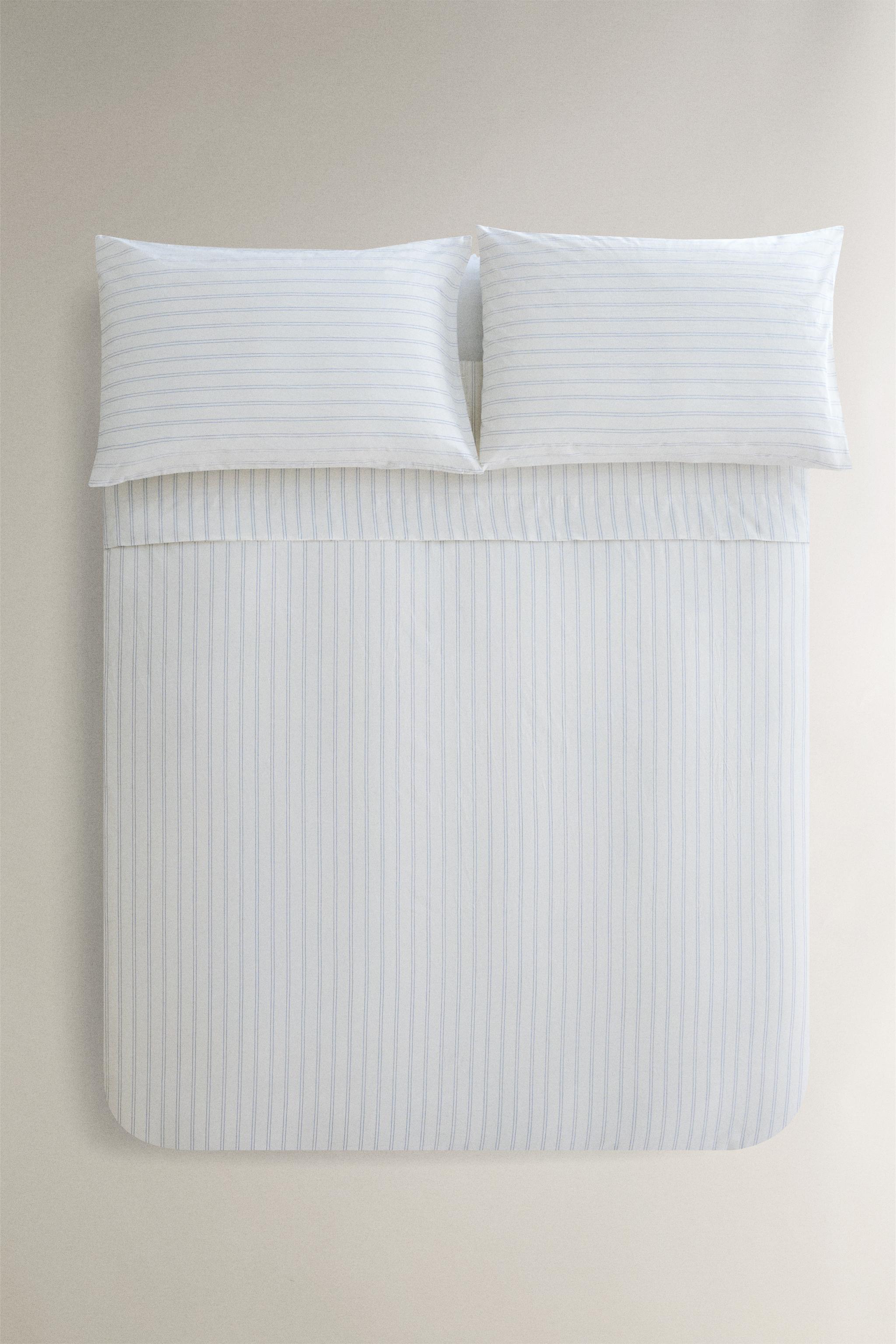 DOUBLE STRIPED COTTON DUVET COVER